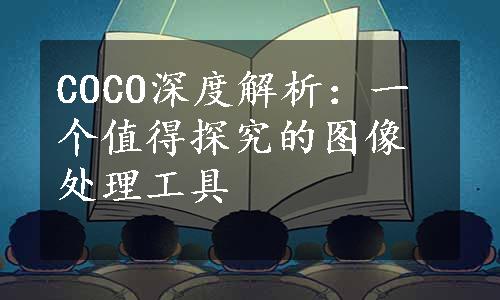 COCO深度解析：一个值得探究的图像处理工具