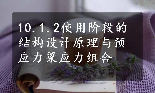 10.1.2使用阶段的结构设计原理与预应力梁应力组合