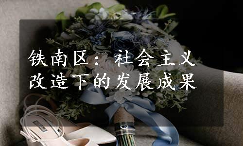 铁南区：社会主义改造下的发展成果